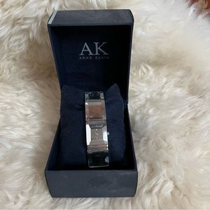 NIB Anne Klein Swarovski Crystal watch glass mirror look